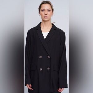Elizabeth and James Classic Black Blazer